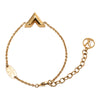 Louis Vuitton Gold Plated Essential V Bracelet Secondhand