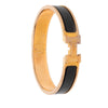 Hermès Narrow Enamel Clic H Bracelet PM Secondhand