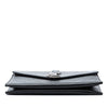 Saint Laurent Studded Chevron Calfskin Monogram Envelope Chain Flap Secondhand