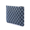 Chanel Medium Quilted Denim Wild Stitch Fringe O Case Clutch Secondhand