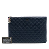 Chanel Large Quilted Lambskin Casino Charms O Case Clutch Secondhand