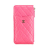 Chanel CC Quilted Caviar Flat Phone Case Wallet Pouch Secondhand