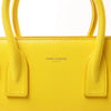 Saint Laurent Paris Sac de Jour Nano Leather 2Way Handbag Yellow 398710 Secondhand