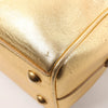 Saint Laurent Paris Baby Duffle Leather 2Way Handbag in Gold 330958 Secondhand