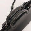 Secondhand Saint Laurent Cabas Rive Gauche Leather x Suede 2Way Handbag in Dark Gray 436620