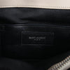 Saint Laurent Paris College Leather Chain Shoulder Bag in Gray 392738 Secondhand