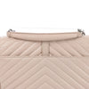 Saint Laurent Paris College Monogramme Leather Chain Crossbody Bag in Beige 428056 Secondhand