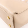Saint Laurent Paris Downtown Cabas Leather & Suede 2Way Handbag in Beige 635346 Secondhand