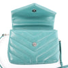 Saint Laurent Paris Loulou Puffer Leather Chain Crossbody Bag in Green 467072 Secondhand