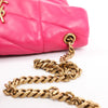 Saint Laurent Paris Loulou Puffer Leather Chain Shoulder Bag in Pink 620333 Secondhand