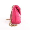 Saint Laurent Paris Loulou Puffer Leather Chain Shoulder Bag in Pink 620333 Secondhand