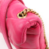 Saint Laurent Paris Loulou Puffer Leather Chain Shoulder Bag in Pink 620333 Secondhand