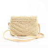 Saint Laurent Paris Loulou Raffia x Leather Crossbody Bag in Beige 467072 Secondhand