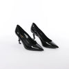 Saint Laurent Opium Patent Leather Heels in Black 484160, Size 40 EU Secondhand