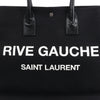 Saint Laurent Rive Gauche Large Tote Bag in Printed Canvas and Leather in Black 509415 Secondhand