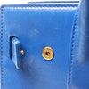 Saint Laurent Paris Sac de Jour Nano Leather 2Way Handbag Blue 340778 Secondhand