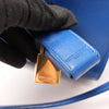Saint Laurent Paris Sac de Jour Nano Leather 2Way Handbag Blue 340778 Secondhand