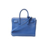 Saint Laurent Paris Sac de Jour Nano Leather 2Way Handbag Blue 340778 Secondhand