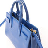 Saint Laurent Paris Sac de Jour Nano Leather 2Way Handbag Blue 340778 Secondhand