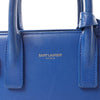 Saint Laurent Paris Sac de Jour Nano Leather 2Way Handbag Blue 340778 Secondhand