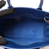 Saint Laurent Paris Sac de Jour Nano Leather 2Way Handbag Blue 340778 Secondhand