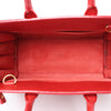 Saint Laurent Paris Sac de Jour Nano Leather Handbag in Red Secondhand