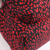 Saint Laurent Paris Leopard Hunting Canvas x Leather Backpack in Red x Black 326865 Secondhand