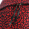 Saint Laurent Paris Leopard Hunting Canvas x Leather Backpack in Red x Black 326865 Secondhand