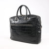 Saint Laurent Paris Sac de Jules Mock Croc Handbag in Black 480586 Secondhand
