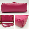Secondhand Saint Laurent Loulou bag in fuchsia quilted leather - '10s