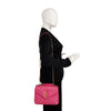 Secondhand Saint Laurent Loulou bag in fuchsia quilted leather - '10s