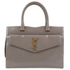 Saint Laurent Paris Uptown Leather Handbag in Gray 557653 Secondhand
