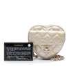 Chanel Mini Metallic Lambskin CC in Love Heart Belt Bag Secondhand