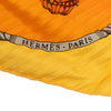 Hermès Les Folies du Ciel Plisse Silk Scarf 140 Secondhand