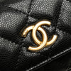 Secondhand Chanel Quilted Caviar Twist Your Buttons Flap Chain Belt Bag