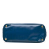Prada Medium Saffiano Vernice Galleria Double Zip Satchel Secondhand