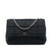 Chanel Identification Jumbo Chocolate Bar Wool Felt Reissue 2.55 Flap Secondhand