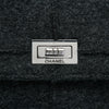 Chanel Identification Jumbo Chocolate Bar Wool Felt Reissue 2.55 Flap Secondhand