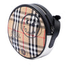 Burberry House Check Canvas and Calfskin Cartoon Print Round Crossbody Secondhand
