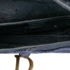 Dior Canvas Embroidered Camouflage Saddle Bag Secondhand