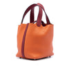 Hermès Bicolor Clemence and Swift Picotin Lock 18 Secondhand