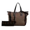 Gucci GG Canvas Charm Satchel Secondhand