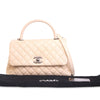 Chanel Medium Quilted Caviar Coco Top Handle Bag Secondhand