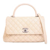 Chanel Medium Quilted Caviar Coco Top Handle Bag Secondhand