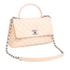 Chanel Medium Quilted Caviar Coco Top Handle Bag Secondhand
