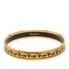 Hermès Narrow Anchor Enamel Bangle 62 Secondhand
