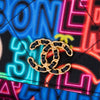 Chanel Printed Nylon Graffiti 19 Wallet on Chain Secondhand