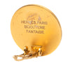 Hermès Gold Plated Bijouterie Fantaisie Clou De Selle Clip On Earrings Secondhand