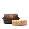 Celine Macadam Coated Canvas Pouch Secondhand
