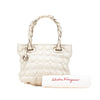 Ferragamo Quilted Leather Gancini Handbag Secondhand